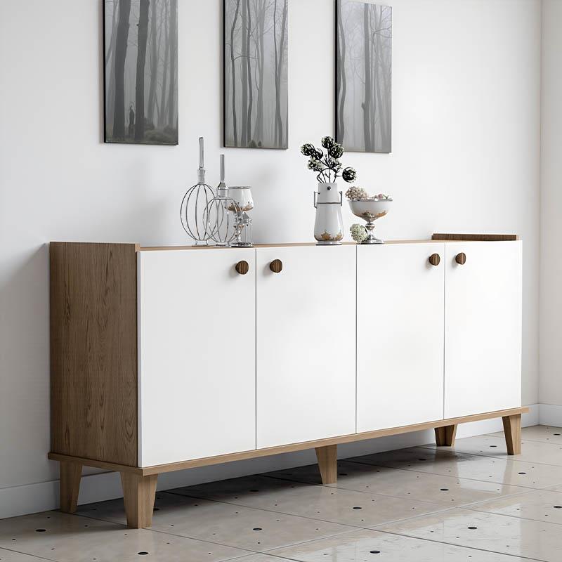 Μπουφές Lethak σε oak-λευκή απόχρωση 180x41x78εκ Μπουφές Lethak σε oak-λευκή απόχρωση 180x41x78εκ