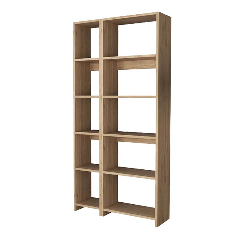 Βιβλιοθήκη Alkathi σε oak απόχρωση 77x22x160εκ Βιβλιοθήκη Alkathi σε oak απόχρωση 77x22x160εκ