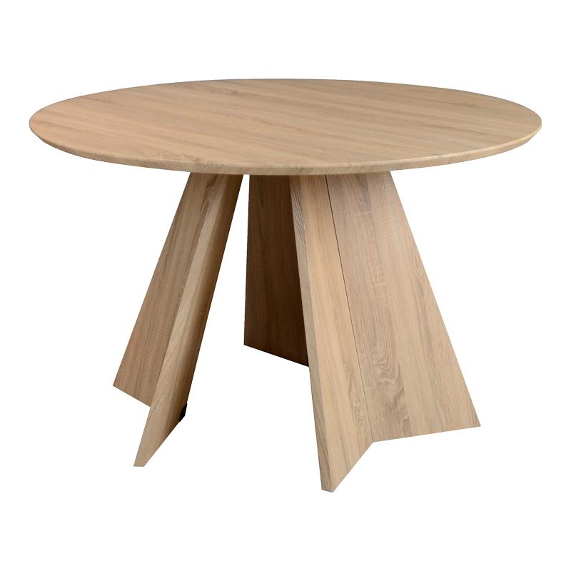 Τραπέζι Bibble MDF σε φυσική απόχρωση Φ120x76εκ Τραπέζι Bibble MDF σε φυσική απόχρωση Φ120x76εκ