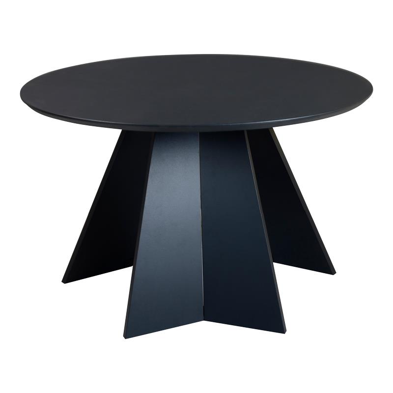 Τραπέζι Bibble MDF σε μαύρη απόχρωση Φ120x76εκ Τραπέζι Bibble MDF σε μαύρη απόχρωση Φ120x76εκ