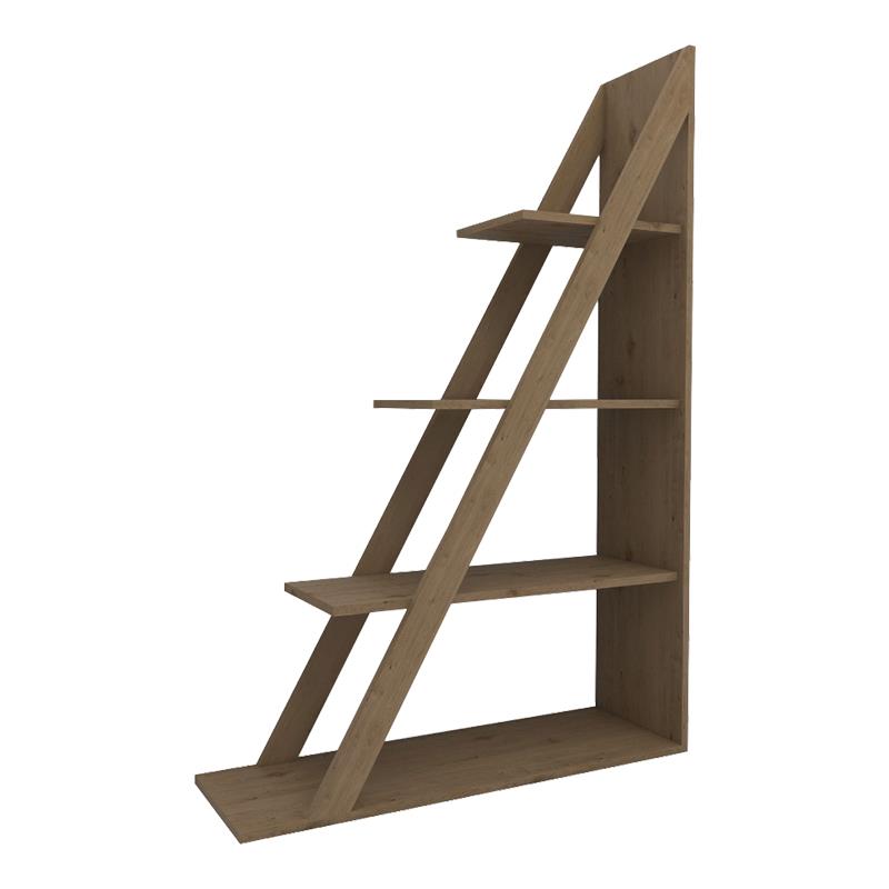 Βιβλιοθήκη Quina σε oak απόχρωση 100x30x150εκ Βιβλιοθήκη Quina σε oak απόχρωση 100x30x150εκ