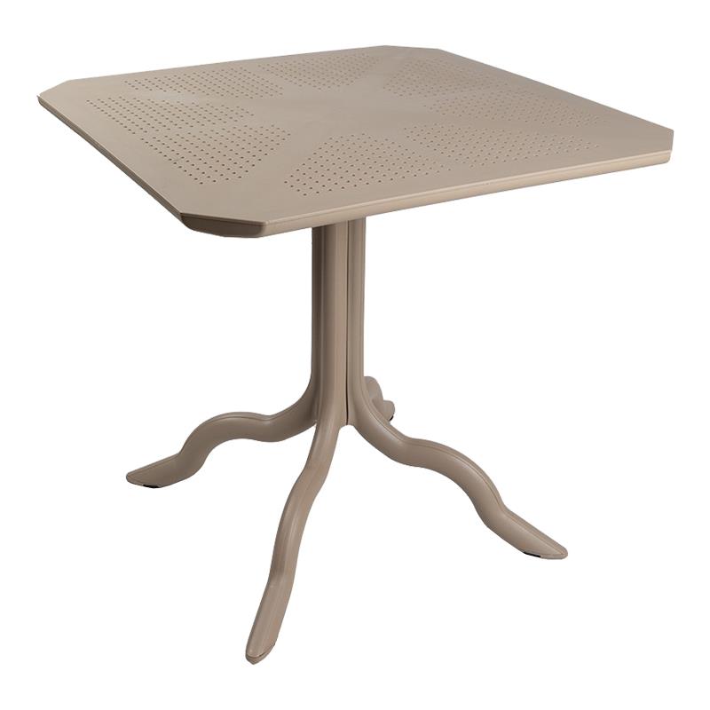 Τραπέζι Icon PP cappucino 80x80x74.5εκ Τραπέζι Icon PP cappucino 80x80x74.5εκ