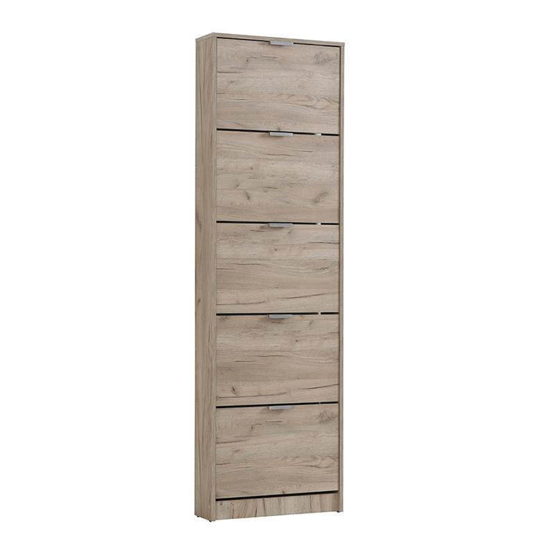 Παπουτσοθήκη Base 15 Γκρί Δρύς 58x18x191,5 εκ. Παπουτσοθήκη Base 15 Γκρί Δρύς 58x18x191,5 εκ.