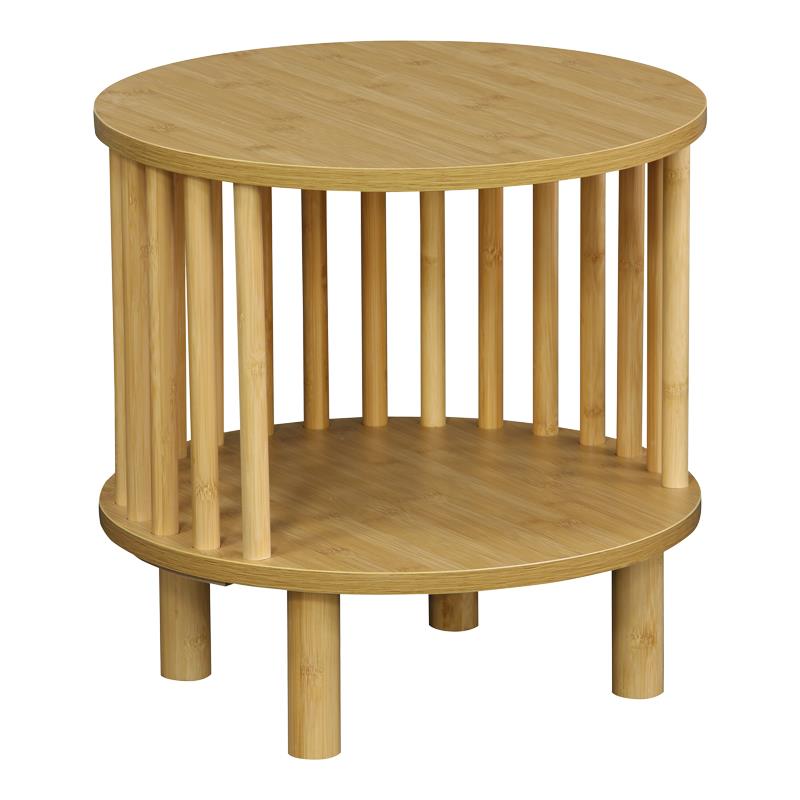 Κομοδίνο Nodial MDF/Bamboo σε φυσική απόχρωση Φ40x40εκ Κομοδίνο Nodial MDF/Bamboo σε φυσική απόχρωση Φ40x40εκ