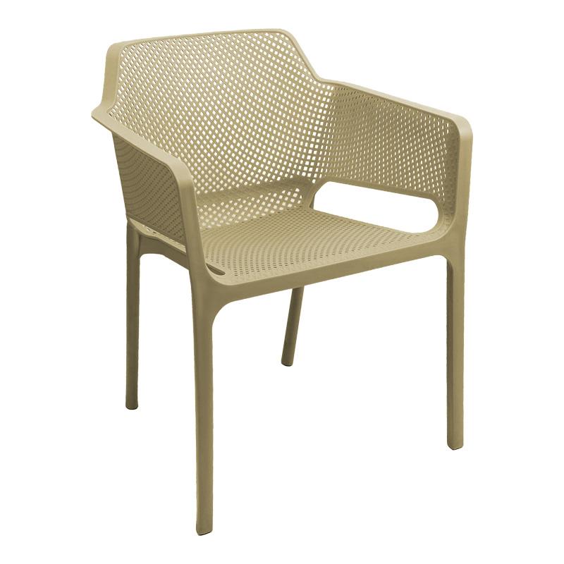 Καρέκλα - Πολυθρόνα Oviez pp σε cappuccino απόχρωση 59x58x79 εκ. Καρέκλα - Πολυθρόνα Oviez pp σε cappuccino απόχρωση 59x58x79 εκ.