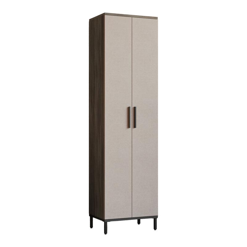 Ντουλάπι - στήλη Cambi καφέ - ανθρακί 50x35.5x183.6 εκ. Ντουλάπι - στήλη Cambi καφέ - ανθρακί 50x35.5x183.6 εκ.