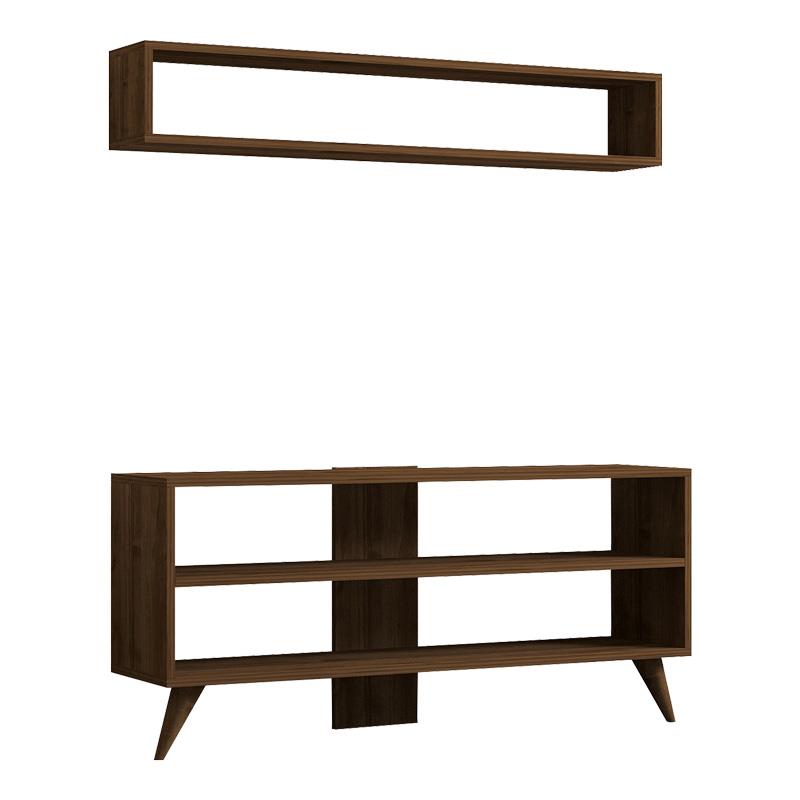 Σύνθετο σαλονιού Prestige καρυδί 120x29,6x50 εκ. Σύνθετο σαλονιού Prestige καρυδί 120x29,6x50 εκ.