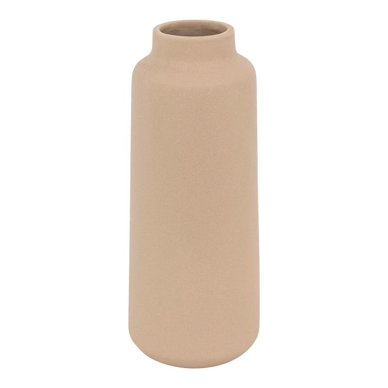 Βάζο Breal κεραμικό μπεζ Φ12x30 εκ. Βάζο Breal κεραμικό μπεζ Φ12x30 εκ.
