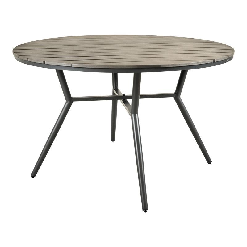 Τραπέζι Appa αλουμίνιο - polywood ανθρακί Φ120x74 εκ. Τραπέζι Appa αλουμίνιο - polywood ανθρακί Φ120x74 εκ.