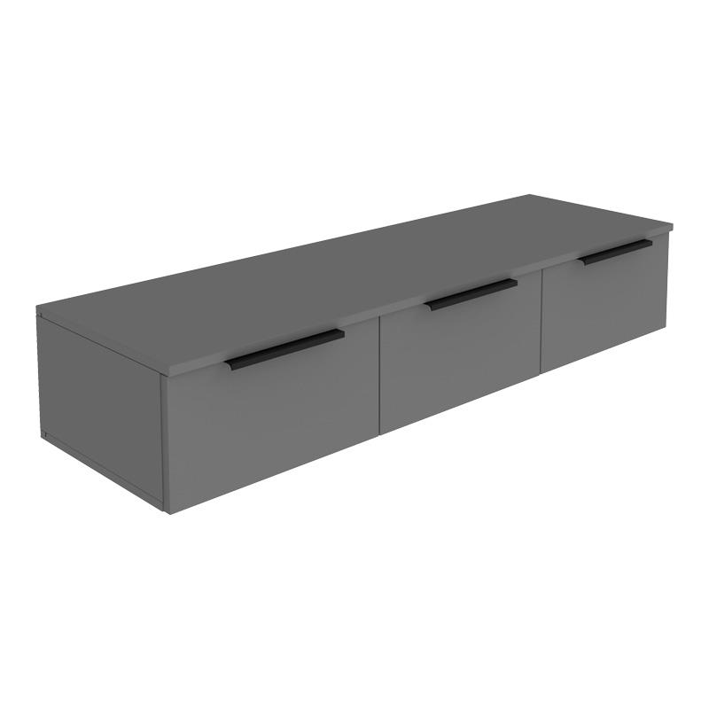 Κονσόλα Doha με 3 συρτάρια - ανθρακί 120x39x22 εκ. Κονσόλα Doha με 3 συρτάρια - ανθρακί 120x39x22 εκ.