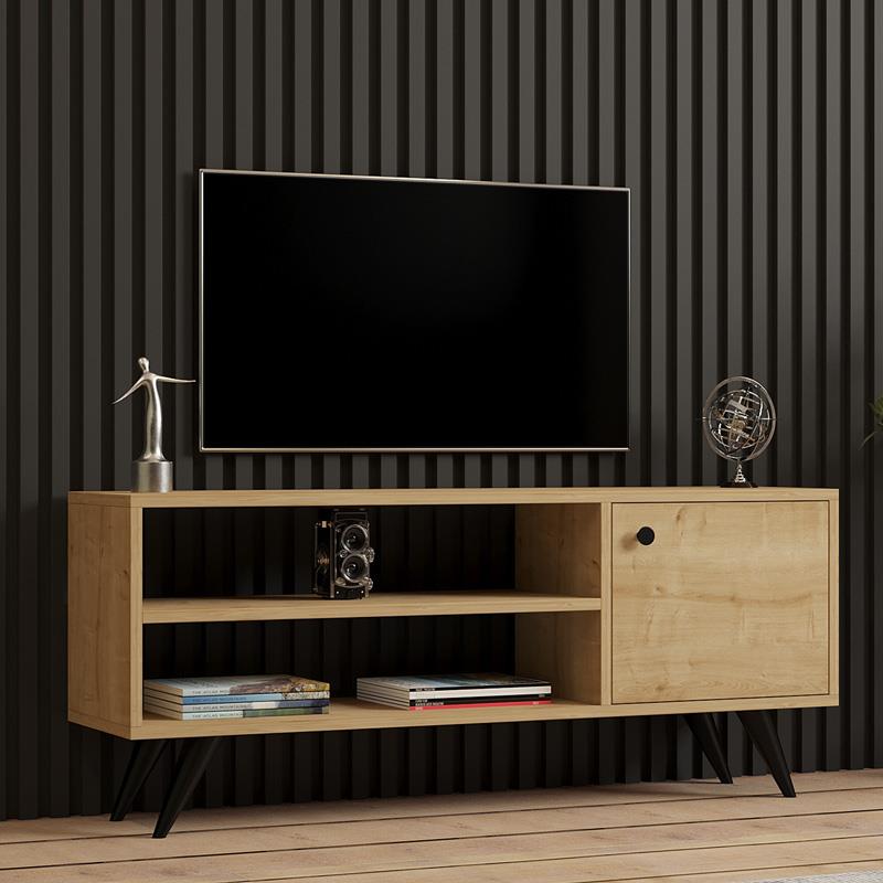 Έπιπλο τηλεόρασης Wison oak 120x29x50 εκ. Έπιπλο τηλεόρασης Wison oak 120x29x50 εκ.