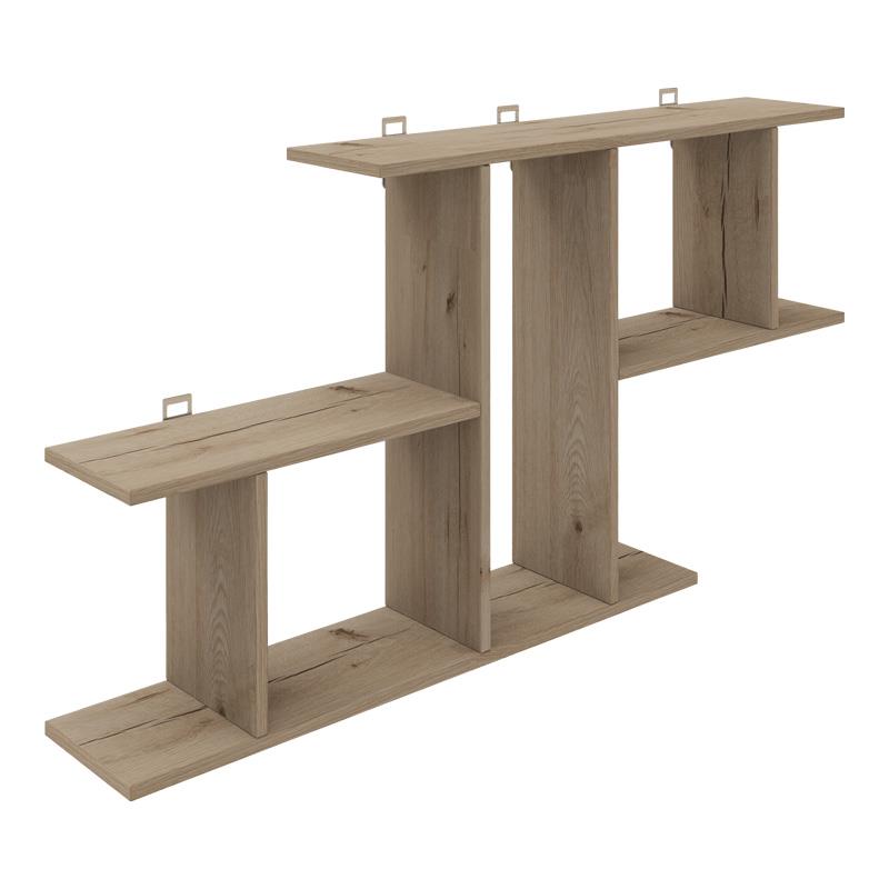 Ραφιέρα τοίχου Vertoura σε oak απόχρωση 116x18,5x60 εκ. Ραφιέρα τοίχου Vertoura σε oak απόχρωση 116x18,5x60 εκ.
