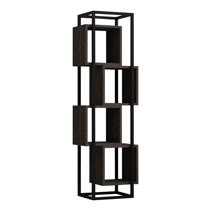 Βιβλιοθήκη Gridur σκούρο καρυδί 44x29x140 εκ. Βιβλιοθήκη Gridur σκούρο καρυδί 44x29x140 εκ.