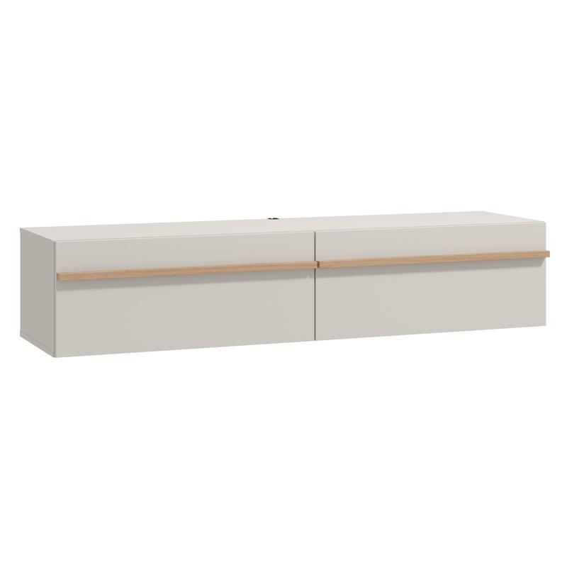 Έπιπλο τηλεόρασης ARLES 154 2K2V Cashmere - Artisan Oak 154x42x32εκ. Έπιπλο τηλεόρασης ARLES 154 2K2V Cashmere - Artisan Oak 154x42x32εκ.