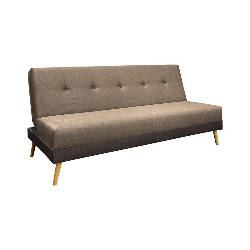 Καναπές - Κρεβάτι Napster Fylliana Cappuccino ύφασμα με Καφέ Ρίγα 180x80x95εκ Καναπές - Κρεβάτι Napster Fylliana Cappuccino ύφασμα με Καφέ Ρίγα 180x80x95εκ
