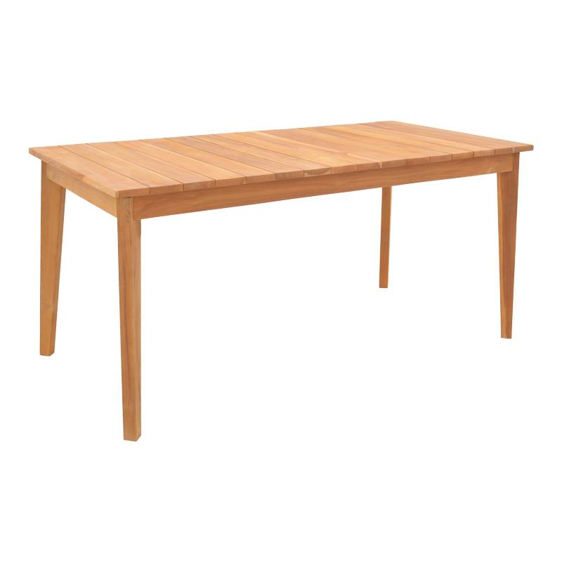 Τραπέζι κήπου Ory Ξύλο Teak σε Φυσικό χρώμα 160x80x75εκ. Τραπέζι κήπου Ory Ξύλο Teak σε Φυσικό χρώμα 160x80x75εκ.