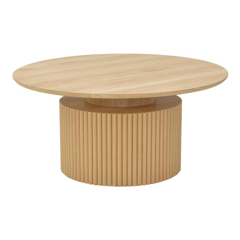 Τραπεζάκι σαλονιού Opols mdf σε φυσική απόχρωση Φ90x42εκ Τραπεζάκι σαλονιού Opols mdf σε φυσική απόχρωση Φ90x42εκ