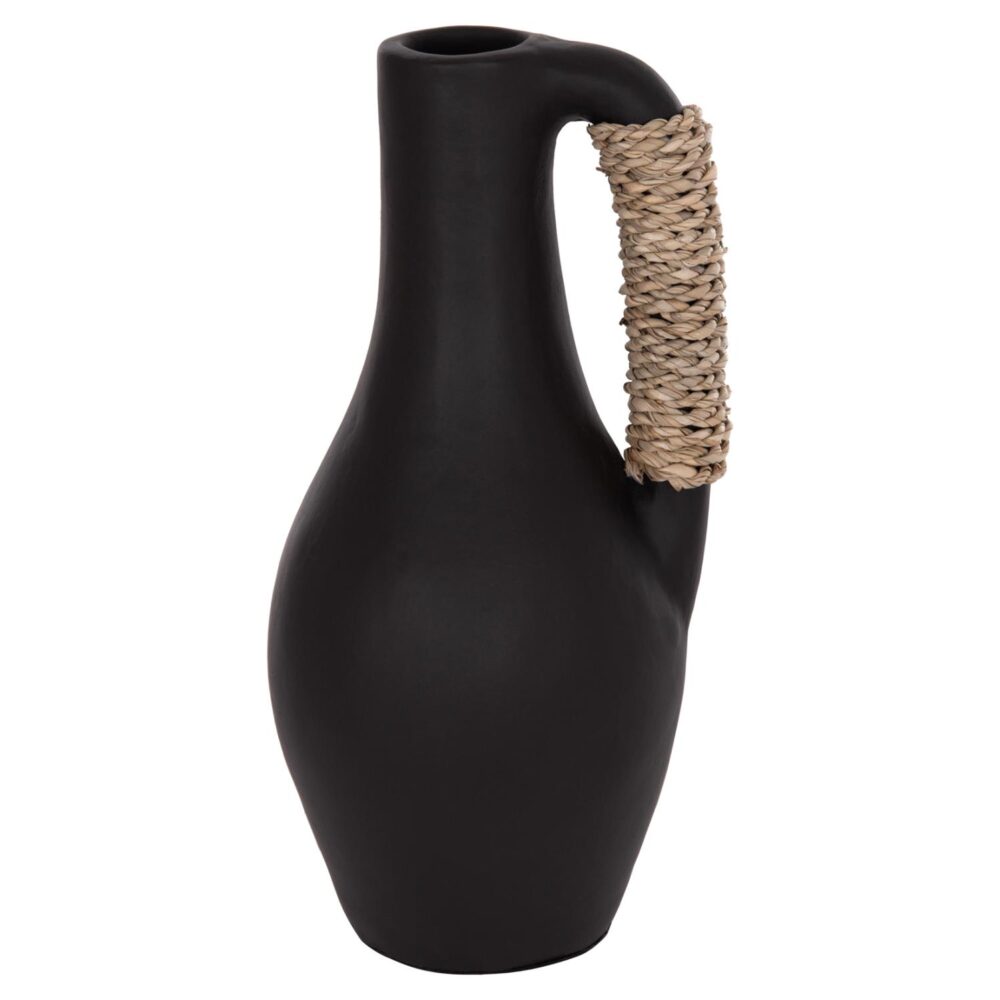 Επιτραπέζιο Διακοσμητικό Βάζο CAMMER C4687.01L Τερακότα σε Μαύρο χρώμα Φ18x39Υεκ. Επιτραπέζιο Διακοσμητικό Βάζο CAMMER C4687.01L Τερακότα σε Μαύρο χρώμα Φ18x39Υεκ.