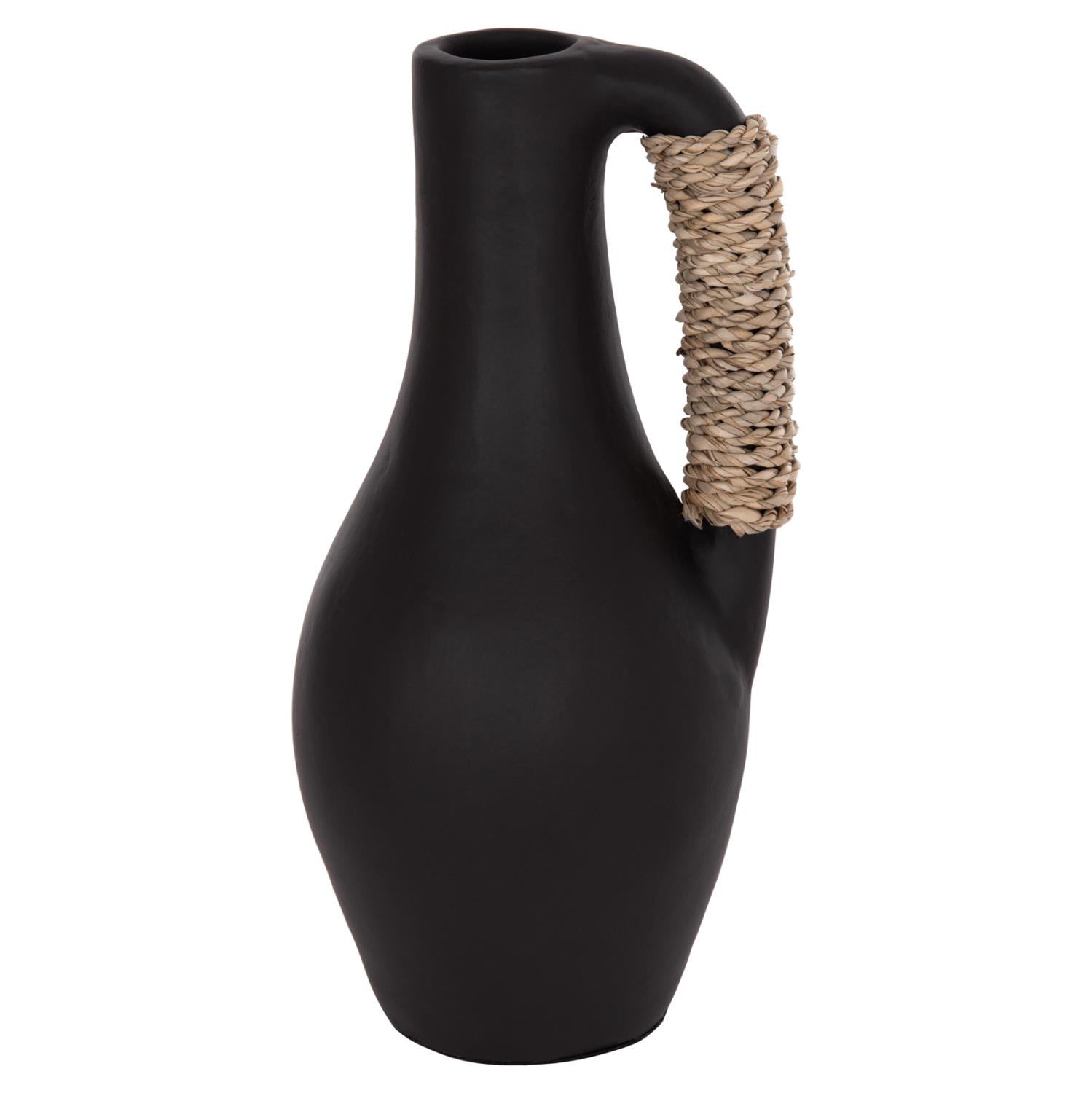 Επιτραπέζιο Διακοσμητικό Βάζο CAMMER C4687.01L Τερακότα σε Μαύρο χρώμα Φ18x39Υεκ. Επιτραπέζιο Διακοσμητικό Βάζο CAMMER C4687.01L Τερακότα σε Μαύρο χρώμα Φ18x39Υεκ.