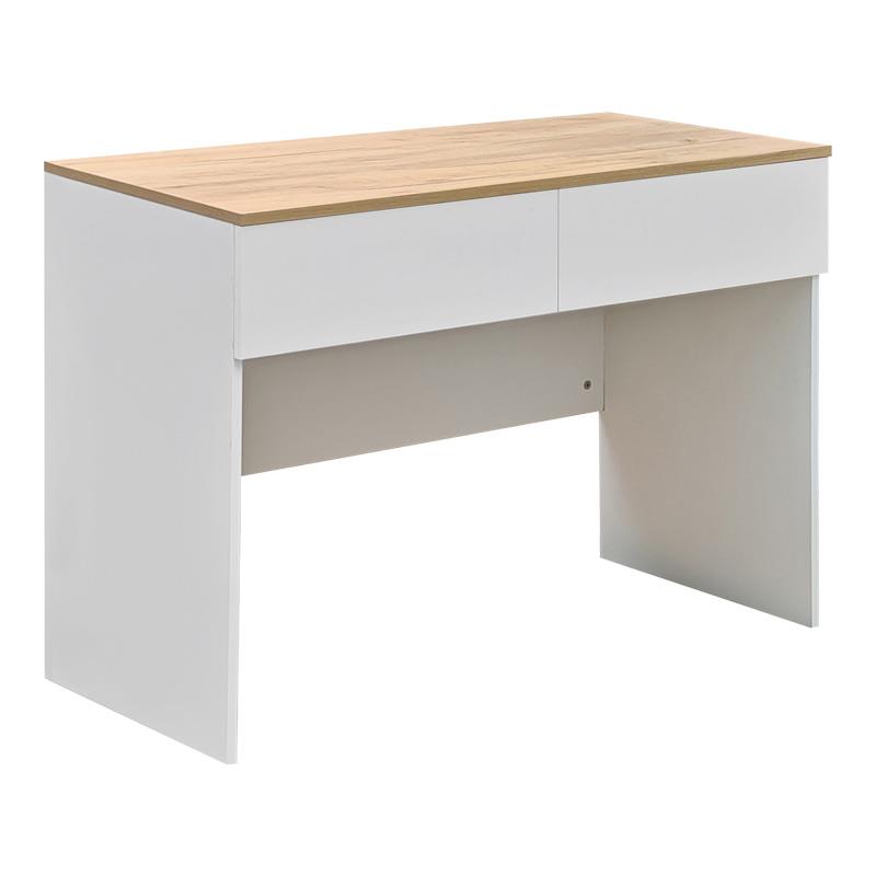 Γραφείο εργασίας Beleton με συρτάρια mdf σε oak με λευκή απόχρωση 100x50x75εκ Γραφείο εργασίας Beleton με συρτάρια mdf σε oak με λευκή απόχρωση 100x50x75εκ