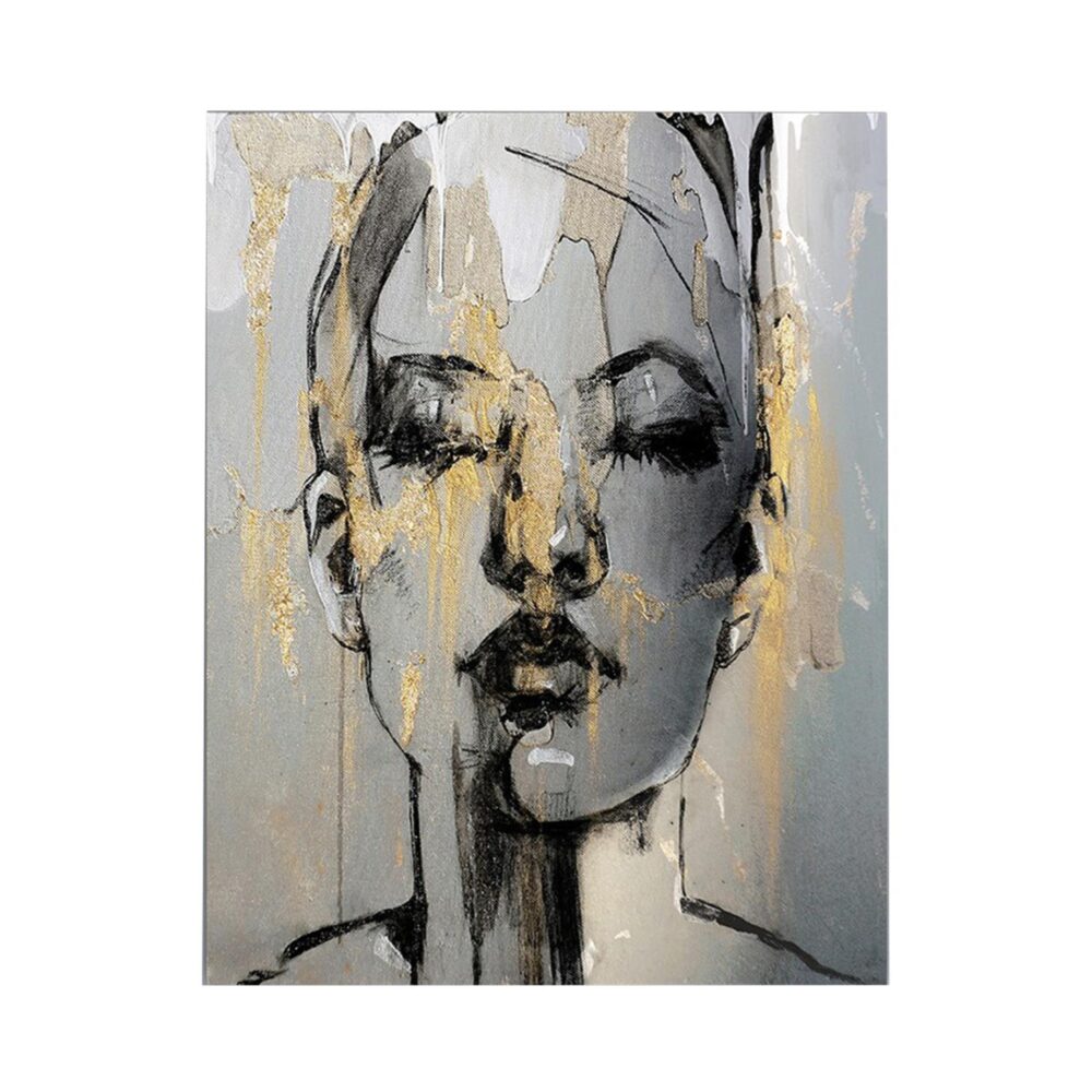 Πίνακας Τοίχου Σειρά GOBI C4763 Εκτυπωμένος Καμβάς 50x3(πάχος)x70Υεκ.