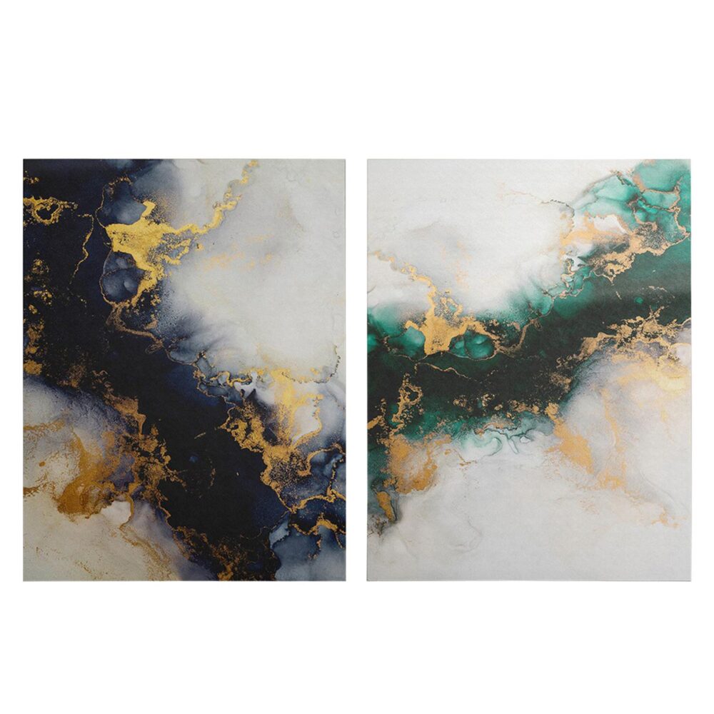 Πίνακας Τοίχου 2τμχ Σειρά GOBI C4839 Εκτυπωμένος Καμβάς 50x3(πάχος)x70Yεκ.(x2)