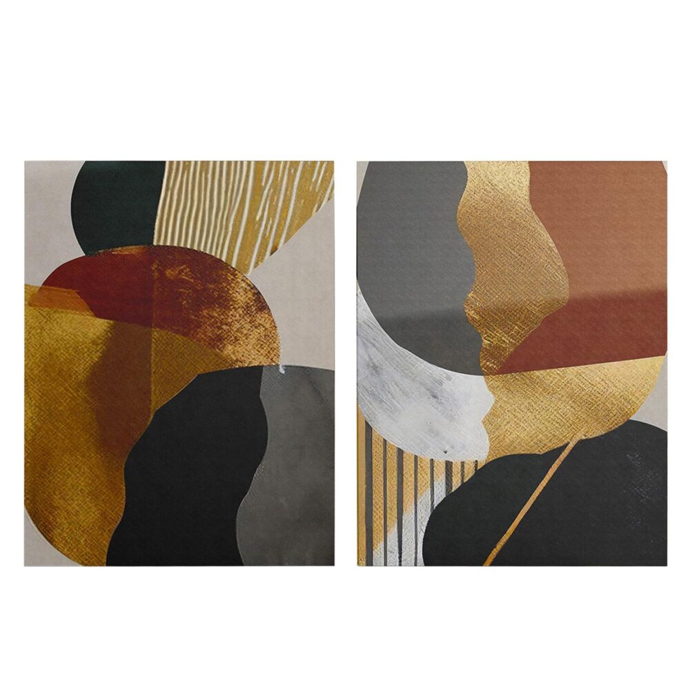 Πίνακας Τοίχου 2τμχ Σειρά GOBI C4836 Εκτυπωμένος Καμβάς 50x3x70Yεκ. (x2)