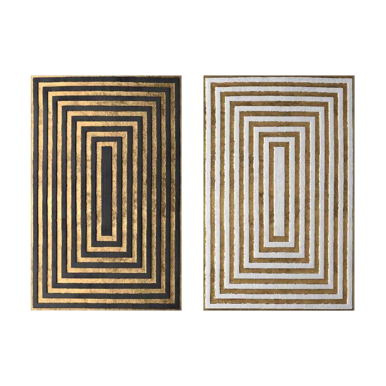 Πίνακας Τοίχου 2τμχ Σειρά GOBI C4841 Εκτυπωμένος Καμβάς 45x2,8(πάχος)x70Yεκ.(x2)