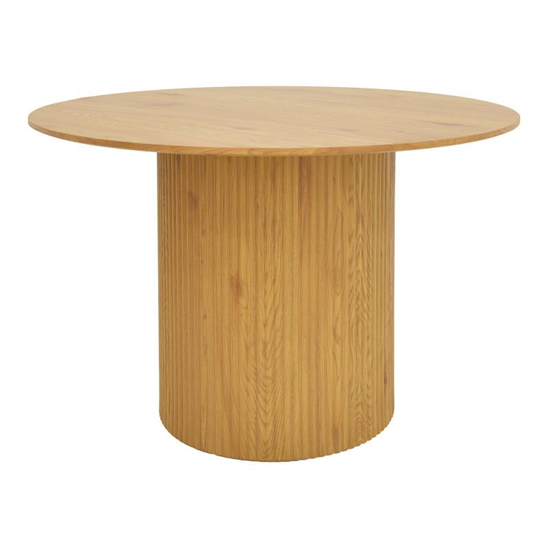Τραπέζι Karulo mdf σε sonoma απόχρωση Φ120x76εκ Τραπέζι Karulo mdf σε sonoma απόχρωση Φ120x76εκ