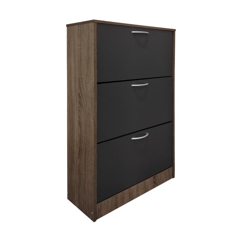Παπουτσοθήκη Savaz σε oak-ανθρακί απόχρωση 60x24x114εκ Παπουτσοθήκη Savaz σε oak-ανθρακί απόχρωση 60x24x114εκ