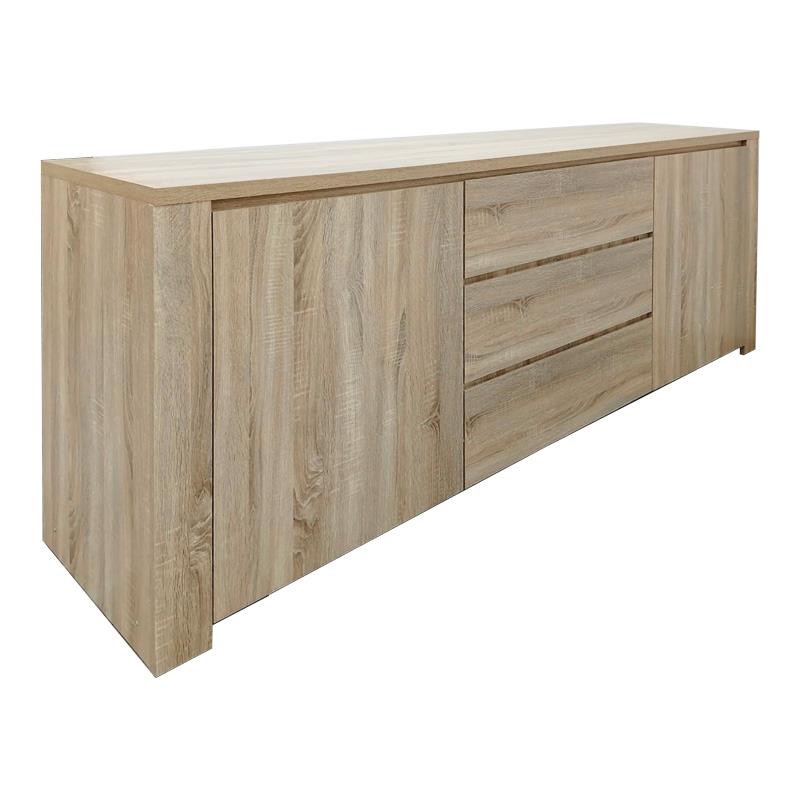 Μπουφές Kalya σε sonoma απόχρωση 220x49x89.5εκ Μπουφές Kalya σε sonoma απόχρωση 220x49x89.5εκ