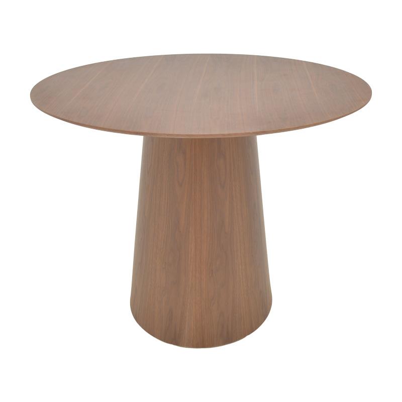 Tραπέζι Donda mdf καρυδί Φ100x76εκ Tραπέζι Donda mdf καρυδί Φ100x76εκ