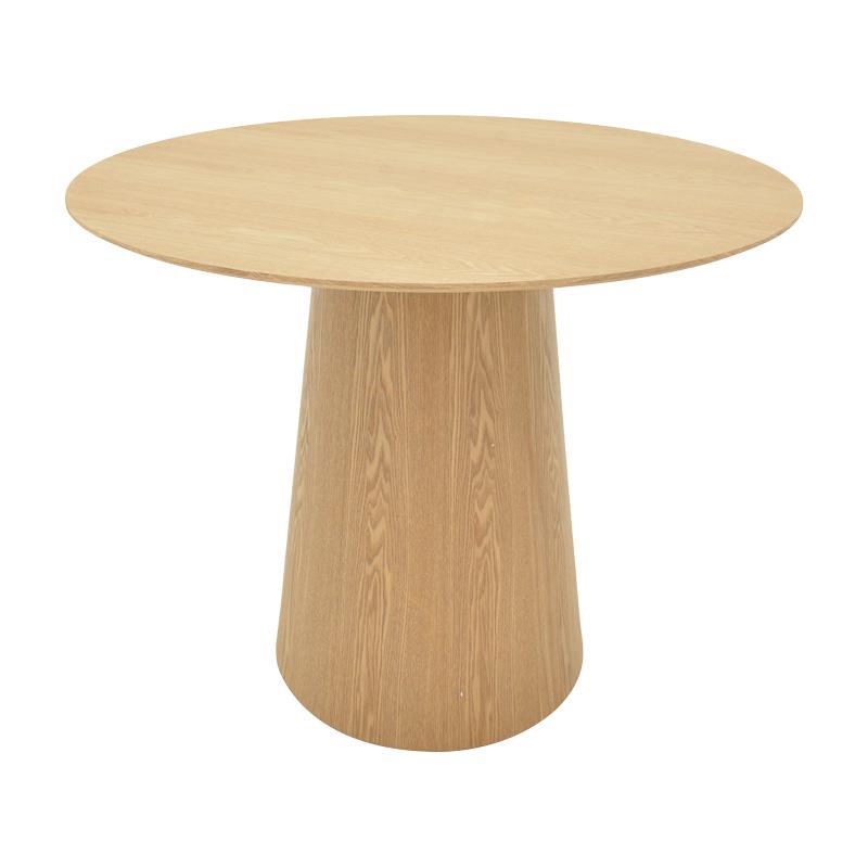 Tραπέζι Donda mdf sonoma Φ100x76εκ. Tραπέζι Donda mdf sonoma Φ100x76εκ.