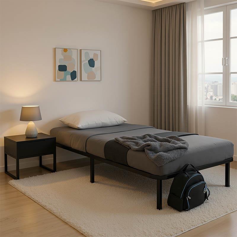 Σομιές μεταλλικός Amaso σε μαύρη απόχρωση 90x190x28εκ Σομιές μεταλλικός Amaso σε μαύρη απόχρωση 90x190x28εκ