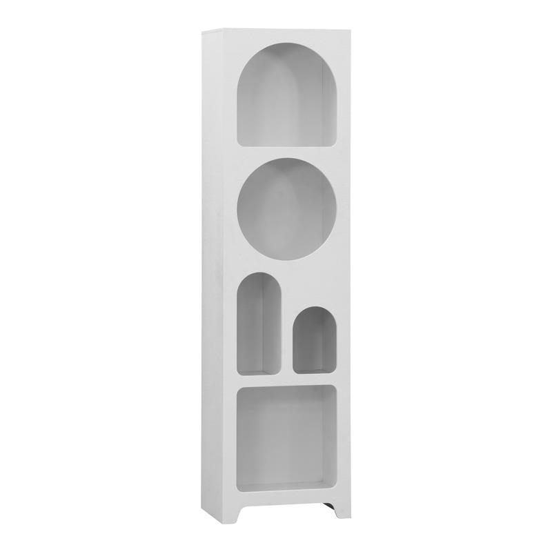 Βιβλιοθήκη Emersi mdf σε λευκή απόχρωση 48x35x180εκ Βιβλιοθήκη Emersi mdf σε λευκή απόχρωση 48x35x180εκ
