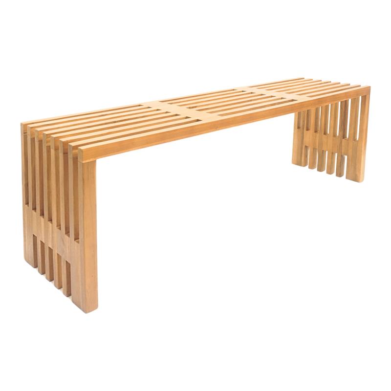 Παγκάκι Zen teak ξύλο σε φυσική απόχρωση 140x35x48εκ. Παγκάκι Zen teak ξύλο σε φυσική απόχρωση 140x35x48εκ.