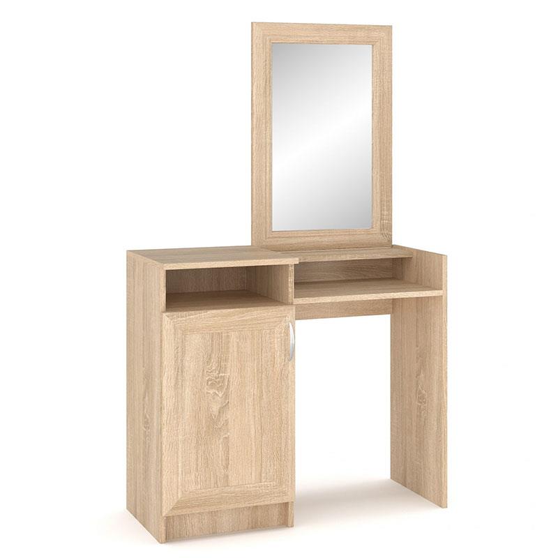 Τουαλέτα κρεβατοκάμαρας Rebecca με καθρέπτη sonoma 90x38,5x147,5εκ Τουαλέτα κρεβατοκάμαρας Rebecca με καθρέπτη sonoma 90x38,5x147,5εκ