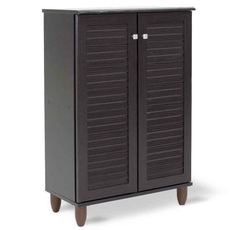 Παπουτσοθήκη-ντουλάπι SANTO 10 ζεύγων χρώμα wenge 60x34,5x91,5εκ Παπουτσοθήκη-ντουλάπι SANTO 10 ζεύγων χρώμα wenge 60x34,5x91,5εκ