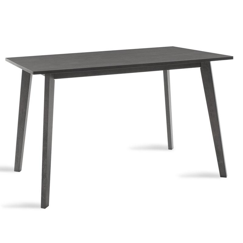 Τραπέζι Benson MDF με καπλαμά  χρώμα rustic grey 120x75x75εκ Τραπέζι Benson MDF με καπλαμά  χρώμα rustic grey 120x75x75εκ