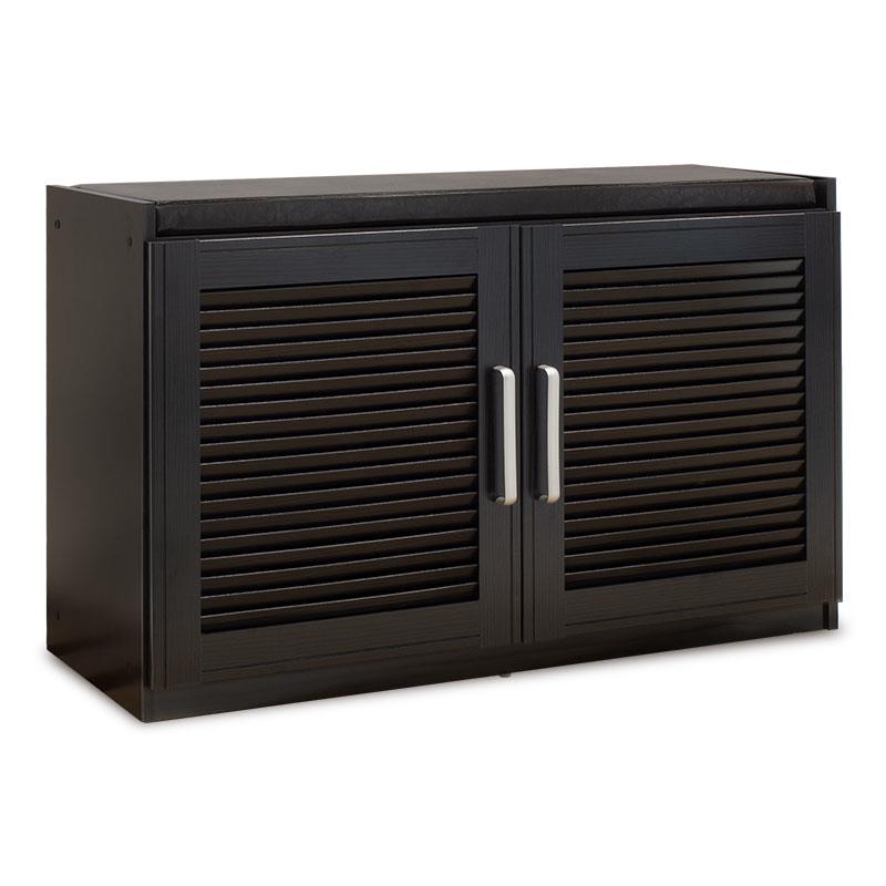 Παπουτσοθήκη-Σκαμπό Crispy 9 ζεύγων χρώμα wenge με μαξιλάρι 94x34,5x60εκ Παπουτσοθήκη-Σκαμπό Crispy 9 ζεύγων χρώμα wenge με μαξιλάρι 94x34,5x60εκ