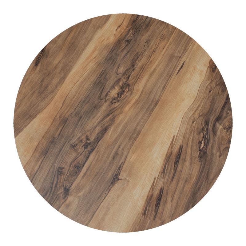 Επιφάνεια τραπεζιού Noble HPL καρυδί Φ69εκ πάχους 12mm Επιφάνεια τραπεζιού Noble HPL καρυδί Φ69εκ πάχους 12mm