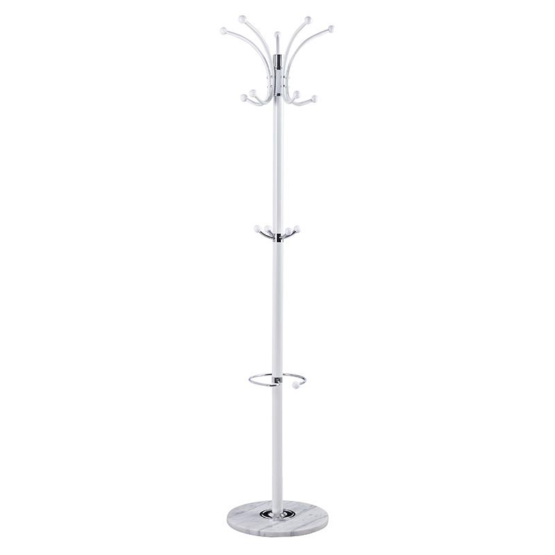 Καλόγερος ρούχων Nicolo μέταλλο λευκό Φ37x175εκ Καλόγερος ρούχων Nicolo μέταλλο λευκό Φ37x175εκ