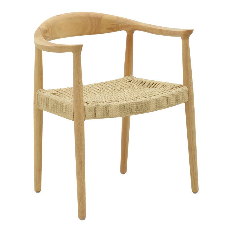 Καρέκλα - Πολυθρόνα Juvan φυσικό rubberwood 64x53x77εκ