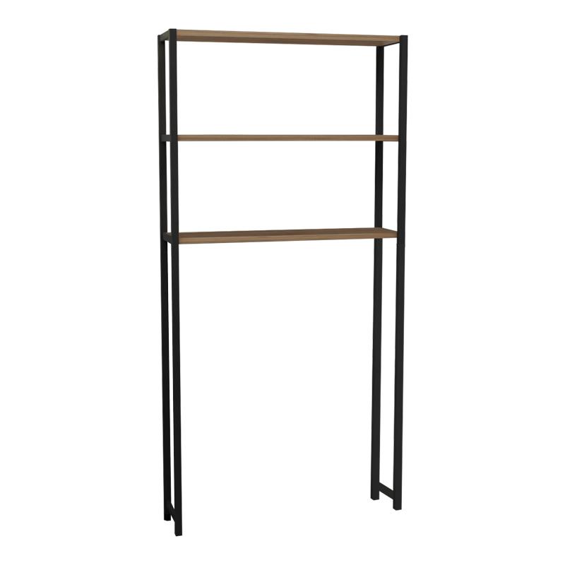 Έπιπλο πλυντηρίου Bothy oak μελαμίνης-μαύρο μέταλλο 70x21x150εκ Έπιπλο πλυντηρίου Bothy oak μελαμίνης-μαύρο μέταλλο 70x21x150εκ