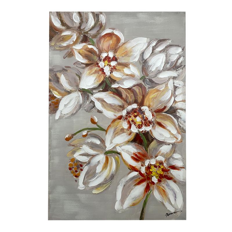 Πίνακας σε καμβά Flourish I Inart 80x3x120εκ Πίνακας σε καμβά Flourish I Inart 80x3x120εκ