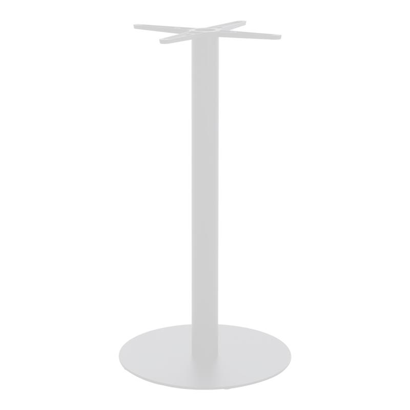 Βάση τραπεζιού Closet μεταλλική λευκή-μαύρη Φ40x108εκ