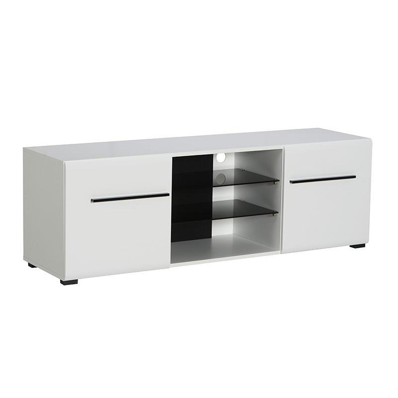 Έπιπλο Τηλεόρασης Trentino TV 150 Λευκό - Μαύρο - Λευκή Λάκα 150x41,5x49,5 εκ. Έπιπλο Τηλεόρασης Trentino TV 150 Λευκό - Μαύρο - Λευκή Λάκα 150x41,5x49,5 εκ.