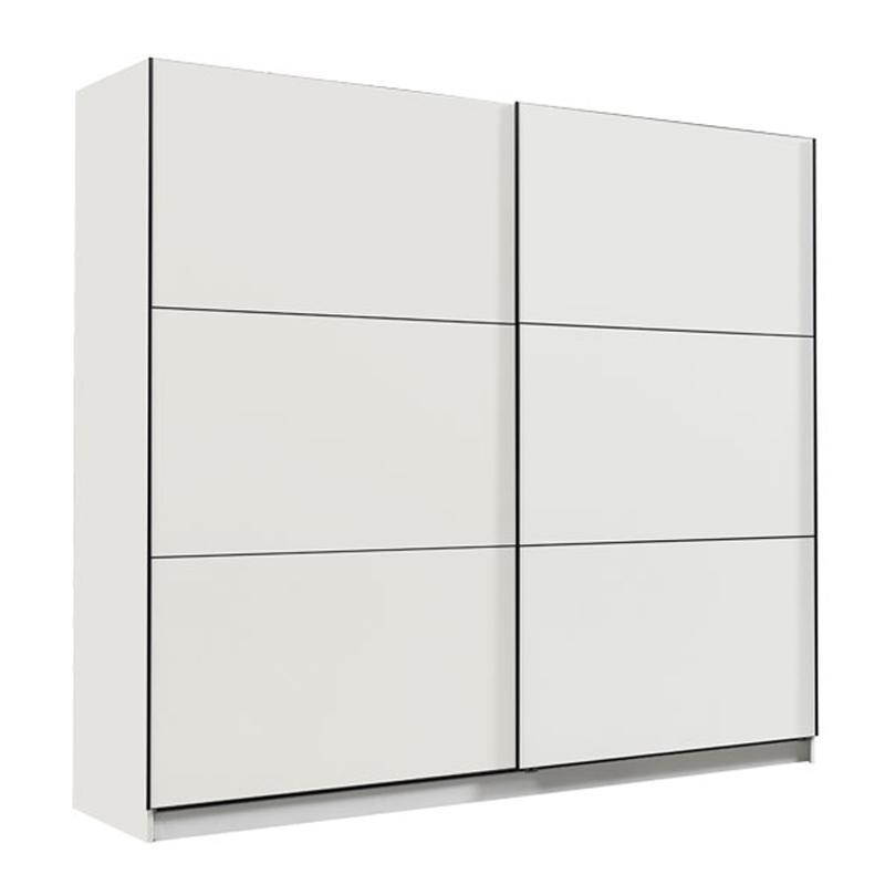 Ντουλάπα Sierra 220 Λευκό 217x62.5x210 εκ. Ντουλάπα Sierra 220 Λευκό 217x62.5x210 εκ.