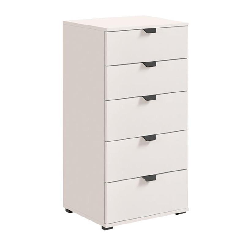 Κομότα - Συρταριέρα Duero 5F 45 Λευκή 45x40x95 εκ.