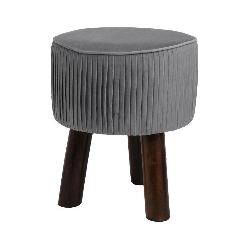 Σκαμπό SV4/3RA Fylliana Γκρί 28x28x34 εκ.